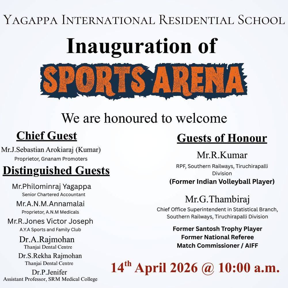 Inauguration of Sports Arena - 14 April 2026